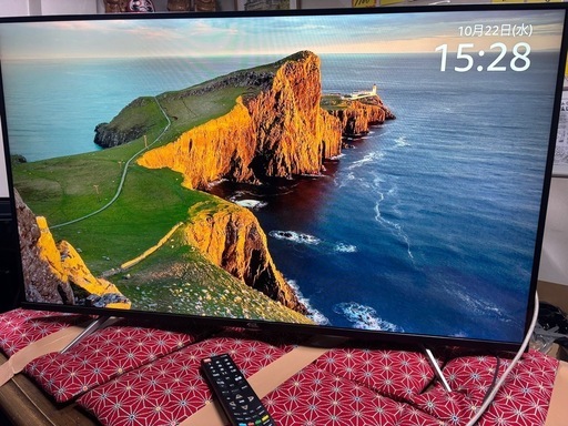 本日、21時まで！引き取り可能な方〜お安く！お譲り致します！TCL 43V型 4K対応 液晶テレビ 43K601U