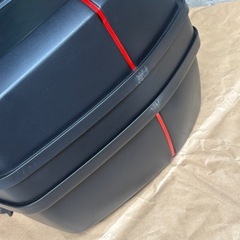 バイク用リアボックス 大容量48L 鍵2本付 防水設計 トップケース 着脱可能式の画像
