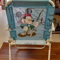ミッキーマウスの折りたたみ椅子　T-384の画像