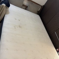 【無料】IKEAベッドフレーム ＋ ニトリマットレス（2019年頃購入）お譲りしますの画像