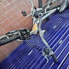 自転車　パナソニック　マウンテンバイク　ダブルサスペンション　26インチ　の画像