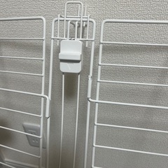 【美品！】ウッディサークル用屋根 ホワイト パーツ 屋根 部品 オプションパーツ 飛出し防止 天井 アイリスオーヤマ の画像