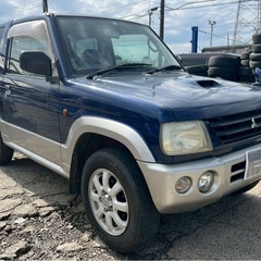 【支払総額16.8万円】冬に大活躍SUVパジェロミニ5速MT4WDターボ車検令和9年10月タイベル交換済み エアコン問題無し！の画像