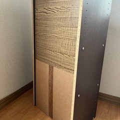 【10/26pm譲渡希望】濃茶　カラーボックス3段の画像