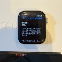 Apple Watch series6 44mm セルラー　シルバーの画像