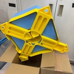 新品　無料　スライドベース式　注水型ポールスタンド　2個の画像