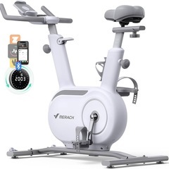 フィットネスバイク MERACH (メリック) フィットネスバイク 自己発電式 アプリ連動可能 自動負荷調整  エアロバイク
の画像