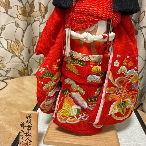 アンティークドール　市松人気