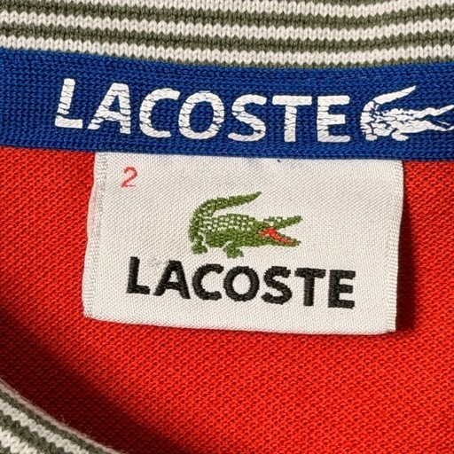 Lacoste. ポロシャツ　ファブリカ　めいどいんじゃぱんメイドインジャパン