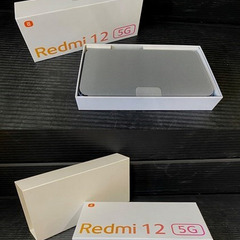 🐶「ジモティ見た」でドリンクプレゼント中‼🐶　【未使用品】Xiaomi XIG03【XIG03SLA】 Redmi 12 5G　スカイブルー　〇判定の画像