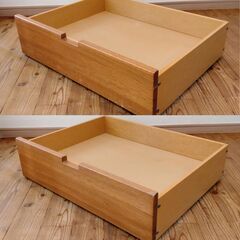 無印良品 MUJI 木製ベッド用下収納ボックスの画像