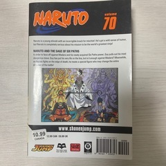 NARUTO 70巻　英語版の画像