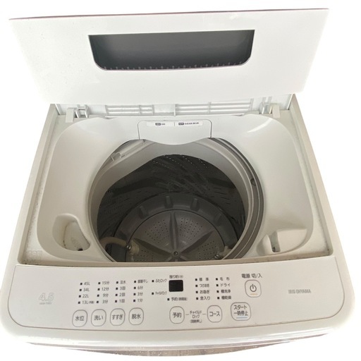 【ジ1026-20】アイリスオーヤマ 全自動洗濯機 IAW-T451 2022年製 4.5kg　