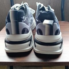 新品 26cm メンズ スニーカー ホワイト 厚底 シューズ 普段着 識別番号:【T446-S】の画像