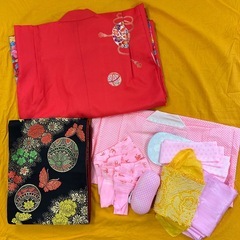 七五三お着物セット👘7歳　女の子の画像