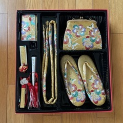 七五三お着物セット👘7歳　女の子の画像