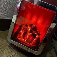 人感センサー付き　暖炉ヒーター　PR-WA010の画像