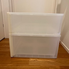 衣装収納ケース　2個セットの画像