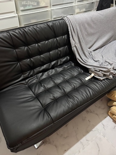 ニトリ Nシールド ロック ソファーベッド 3人掛け l字