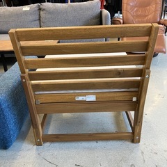 A2510-378 IKEA NAMMARO イージーチェア① 屋外用 ライトブラウン ベージュ キズ汚れ有りの画像