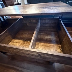 収納機能付きローテーブルの画像