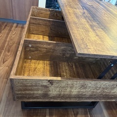 収納機能付きローテーブルの画像