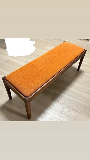 【美品】ダイニングベンチ　幅120cm