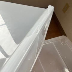 【10/26pm譲渡希望】アイリスオーヤマ　衣装ケース2個の画像