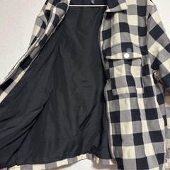H&M ジャケット 羽織 チェック エイチアンドエムの画像