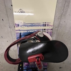女性用Burton V-Rocker スノーボード バインディング付きの画像