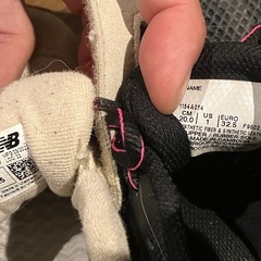 キッズ スニーカー 2足 ニューバランス20cm アシックス20.5cmの画像