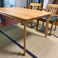ダイニングテーブル　ニトリ購入の画像