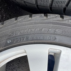 スタッドレスタイヤホイール付 18インチ YOKOHAMA ice GUARD IG30 225/45R18 4本セット クラウン の画像