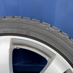 スタッドレスタイヤホイール付 18インチ YOKOHAMA ice GUARD IG30 225/45R18 4本セット クラウン の画像