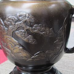 💗超レア品💗銅製花器💗２ウエイ使用出来ます　花瓶として花器として使えます　未使用保管品の画像