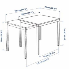明日まで無料配送連絡お待ちしております　3点配送しますダイニングテーブルチェアセットの画像