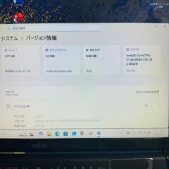 爆速！4コアi7✨SSD512GB✨ブルーレイ✨️Office2021✨富士通✨の画像