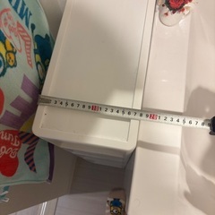 白い隙間収納(スリムラック４段)の画像