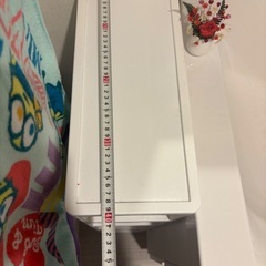 白い隙間収納(スリムラック４段)の画像