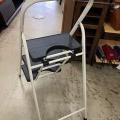 2510-618 3段踏み台 折りたたみ式 キズ 汚れありの画像