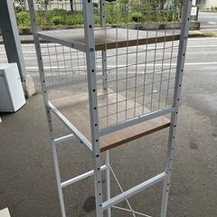 【美品　ホワイト家具セット】　冷蔵庫ラック&テレビ台の画像