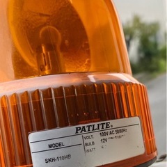 ★パトライト　橙　パトランプ　回転灯★今月中に取りに来れる方の画像