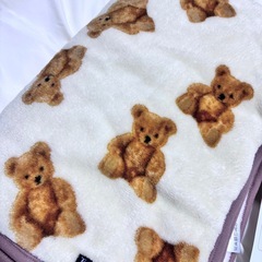 くまちゃん お昼寝毛布の画像
