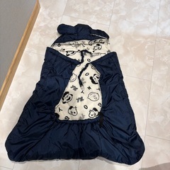 防寒　ベビーカー　抱っこ紐　毛布　スヌーピー