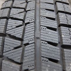 スタッドレスタイヤ2本 165/70R14 ブリジストン アイスパートナー2　2022年製 バリ溝 10分山 鉄ホイール PCD100 4穴の画像