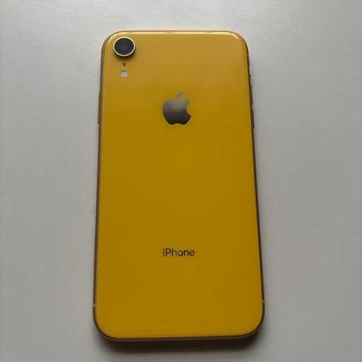 iPhone XR 64GB SIMフリー イエロー　iOS 16.2