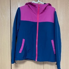 レディース　ウィンドブレーカー　M ピンク　ネイビー　ニッセンの画像