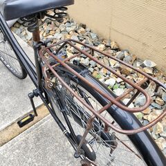 自転車２６インチ　黒　変速なし　の画像