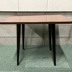 DECOLA 木製 花台 物置台 昭和レトロ おしゃれ インテリア 幅59cm×奥行41cm×高さ52cmの画像