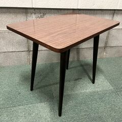 DECOLA 木製 花台 物置台 昭和レトロ おしゃれ インテリア 幅59cm×奥行41cm×高さ52cmの画像